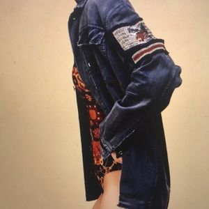 Free People Embellished Military Jacket
